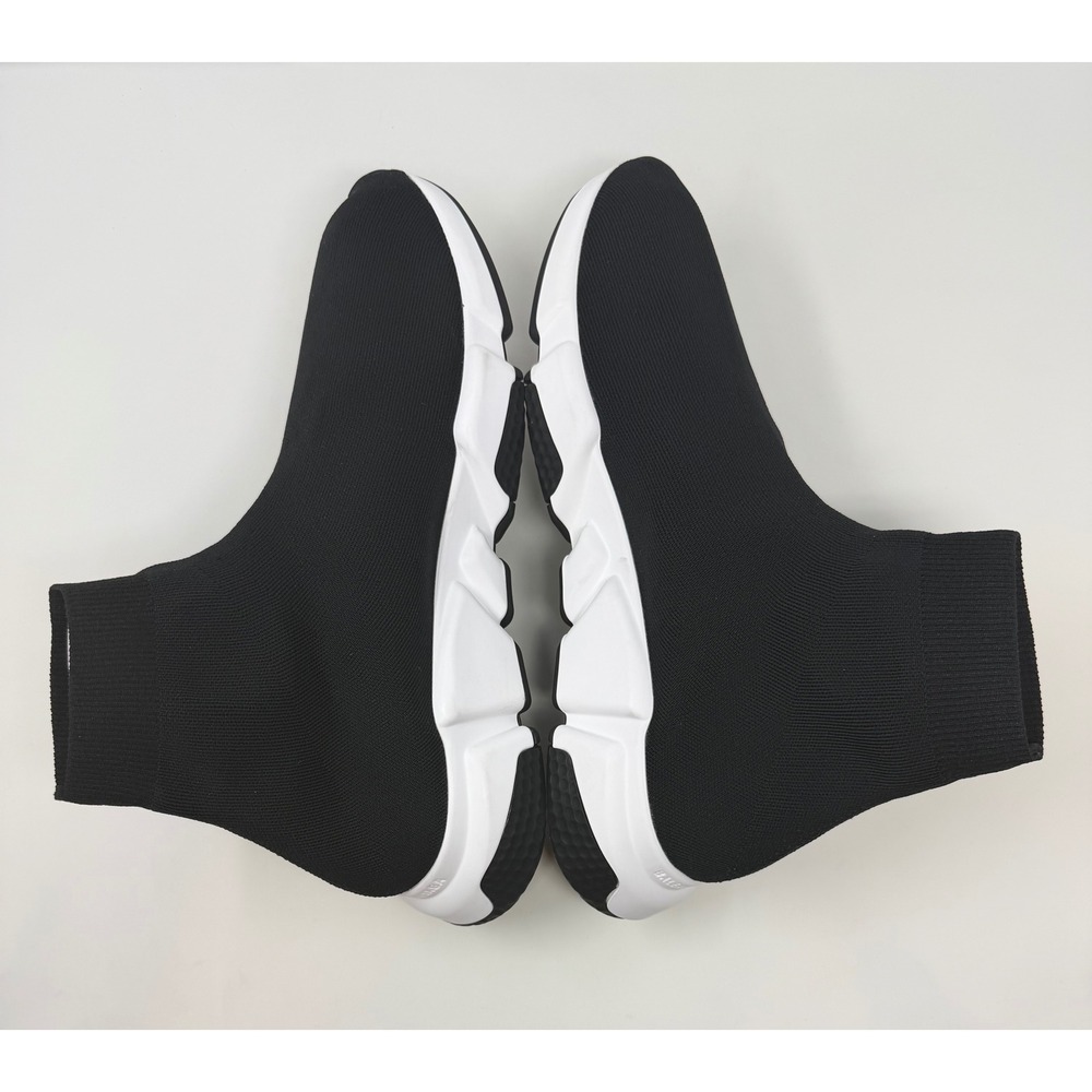 Balenciaga Speed Graffiti Trainer Black/White Size 14 US 47 EU - Picture 4 of 10